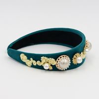 Hot Selling Personality Simple Fashion Pearl Metal Headband Wholesale main image 6