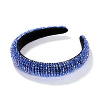 Hot Selling Fashion Beaded Winding Crystal Beads Temperament Sponge Headband sku image 1