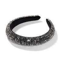 Hot Selling Fashion Beaded Winding Crystal Beads Temperament Sponge Headband sku image 3