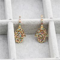 Hot-selling Micro-inlaid Zircon Earrings sku image 9