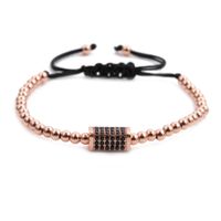 Hot-selling Emperor Stone Crown Diamond Ball Copper Bead Bracelet Set sku image 7