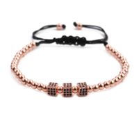 Hot-selling Emperor Stone Crown Diamond Ball Copper Bead Bracelet Set sku image 11