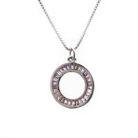 Hot-saling Micro-inlaid Zircon Pendant Necklace For Women Wholesale sku image 7