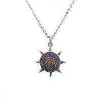 Hot-saling Micro-inlaid Zircon Pendant Necklace For Women Wholesale sku image 4