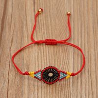 Fashion Geometric Bohemian Style Handmade Jewelry Rice Bead Braided Bracelet sku image 5