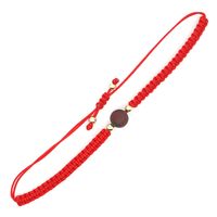 Erdbeer Naturstein Yoga Sieben Chakra Geburtsrot Seil Seil Armband sku image 1