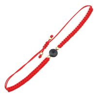 Erdbeer Naturstein Yoga Sieben Chakra Geburtsrot Seil Seil Armband sku image 5
