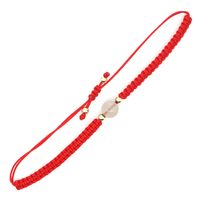 Erdbeer Naturstein Yoga Sieben Chakra Geburtsrot Seil Seil Armband sku image 8