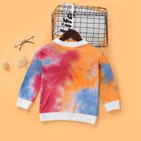 New Children's Clothing Sweater Baby Kids Round Neck Long-sleeved Tie-dye Sweater main image 3