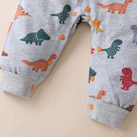 Hot Selling Fashion Baby Dinosaur One-piece Romper Baby Animal Graphics Leisure One-piece main image 4