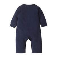Fashion Long-sleeved One-piece Romper Alphabet Baby Boy Outing Romper main image 6