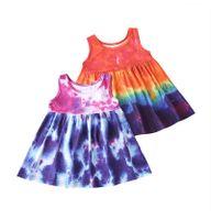 Hot Selling Fashion Casual Girls Baby Color Dresses Wholesale main image 6