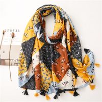 Hot Selling Fashion Sunscreen Cashew Flower Warm Scarf main image 1