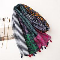 Hot Selling Fashion Color Cotton Linen Scarf Silk Scarf main image 4