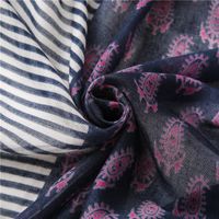 Hot Selling Fashion Color Cotton Linen Scarf Silk Scarf main image 5