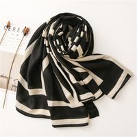 Hot Selling Fashion Geometric Scarf Silk Scarf Wholesale main image 6