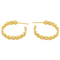 Vente Chaude Personnalité Vent Froid Hip-hop Géométrique En Forme De C Amour Boucles D&#39;oreilles Étoiles À Cinq Branches sku image 3