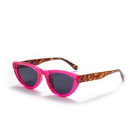 Cat's Eye  Popular Retro  Rose Red Big Frame Glasses New Anti-ultraviolet Sunglasses sku image 1