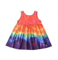 Hot Selling Fashion Casual Girls Baby Color Dresses Wholesale sku image 6