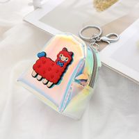 Hot Selling Creative Cartoon Alpaca Wallet Ladies Pvc Laser Coin Purse  Wholesale sku image 5