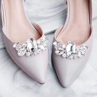 Hot Selling Special-shaped Glass Rhinestone Shoe Buckle Wedding Shoes Flower Diy Shoe Accessories main image 1