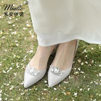 Hot Selling Special-shaped Glass Rhinestone Shoe Buckle Wedding Shoes Flower Diy Shoe Accessories main image 3