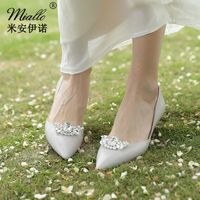 Hot Selling Special-shaped Glass Rhinestone Shoe Buckle Wedding Shoes Flower Diy Shoe Accessories main image 4