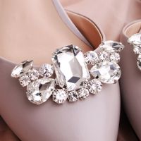 Hot Selling Special-shaped Glass Rhinestone Shoe Buckle Wedding Shoes Flower Diy Shoe Accessories main image 5