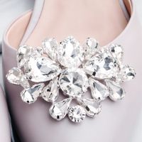Creative Bridal Jewelry Luxury Full Diamond Shoe Buckle main image 3