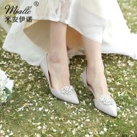 Creative Bridal Jewelry Luxury Full Diamond Shoe Buckle main image 6