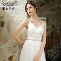 Hot Selling Fashion Diamond Rhinestone Applique Waist Chain Wedding Dress Accessories main image 3