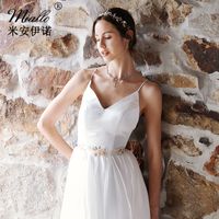 Creative Bridal Wedding Belt Wild Handmade Pearl Waist Chain main image 5