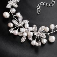 Daily Versatile New Handmade Diamond Freshwater Pearl Bridal Bridesmaid Jewelry Bracelet main image 5