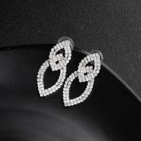 Fashion New Simple Trend Rhinestone Photo Accessories Alloy Earrings Jewelry main image 3