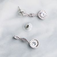 Korean Fashion Zircon Simple New Diamond Earrings For Women Wholesale main image 5