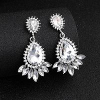 Fashion Retro Palace Ethnic Style Exaggerated Crystal Long Ladies Earrings For Women main image 4