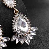Fashion Retro Palace Ethnic Style Exaggerated Crystal Long Ladies Earrings For Women main image 5