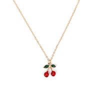 Heiß Verkaufte Mode Rote Kirsche Legierung Armband Ohrringe Halskette Für Frauen main image 5