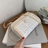 Autumn And Winter Women's Pouches Women's 2020 Popular New Fashion All-match Internet Celebrity Shoulder Crossbody Western Style Small Square Bag main image 5