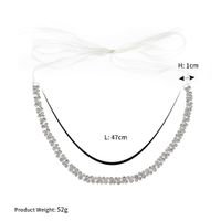 Fashion Bridal Rhinestone Wedding Dress Accessories Wild Waist Belt sku image 2