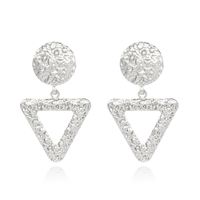 Fashion New Geometric Triangle Exaggerated Alloy Earrings For Women sku image 3
