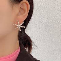 New Fashion Pearl Korea Niche Tassel Earrings For Women Hot-saling Wholesale sku image 7