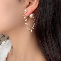 New Fashion Pearl Korea Niche Tassel Earrings For Women Hot-saling Wholesale sku image 10
