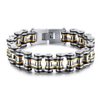 Titanium&stainless Steel Fashion Geometric Bracelet  (alloy) Nhop2449-alloy sku image 2
