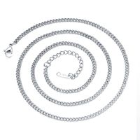 Titanium&stainless Steel Simple Geometric Necklace  (white Models) Nhop2424-white Models sku image 1