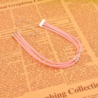 Großhandel Europäische Und Amerikanische Mode Neue Halskette Mehrfarbige Einfache Und Vielseitige Woll Halskette C1617 sku image 2