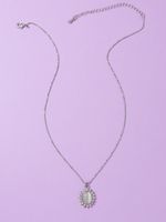Hot Selling  Fashion Diamond Pendant Women's Necklace Wholesale main image 4