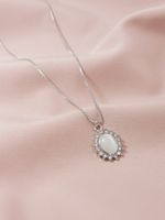 Hot Selling  Fashion Diamond Pendant Women's Necklace Wholesale sku image 1