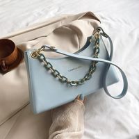 Popular New Fashion Simple One-shoulder Underarm Handbag Wholesale sku image 3