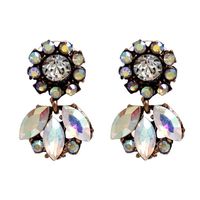 Plastic Fashion Flowers Earring  (photo Color) Nhjj4587-photo Color sku image 1